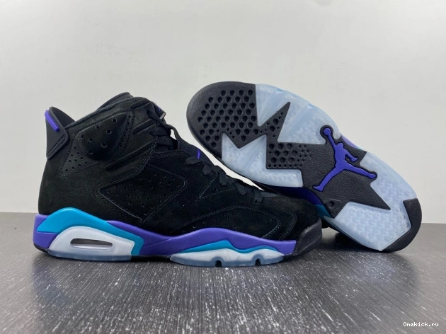 One Kick CT8529-004 Air 6 Aqua Jordan 0818